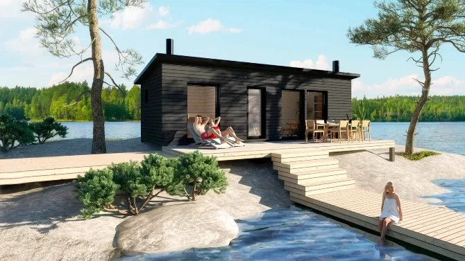 Pihasaunan rakentaminen ranta- tai haja-asutusalueelle 